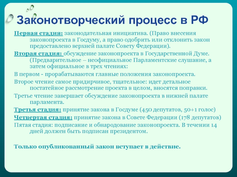 Право законодательной инициативы в государственную дума принадлежит. Этапы Законодательного процесса в государственной Думе. Процесс законотворчества. Первая стадия законодательная инициатива. Законодательная инициатива первая стадия Законодательного процесса.