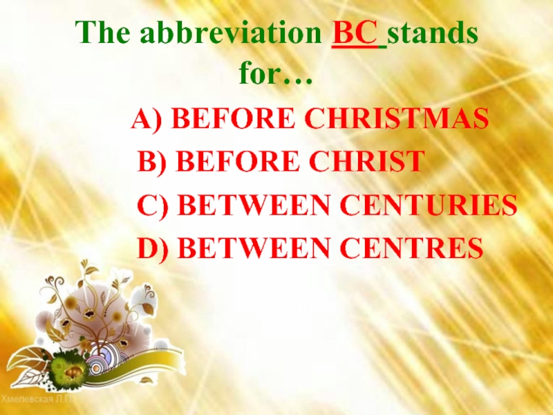 Abbreviation stands