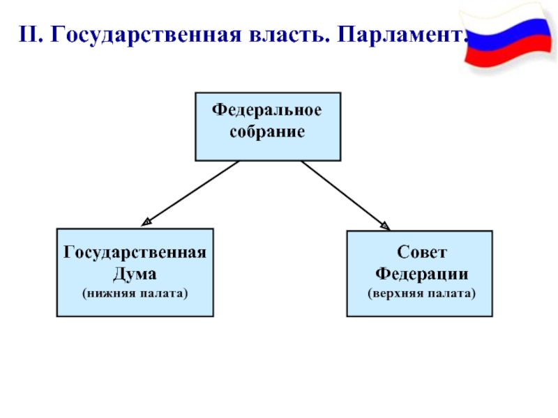 Структура федерального собрания рф схема