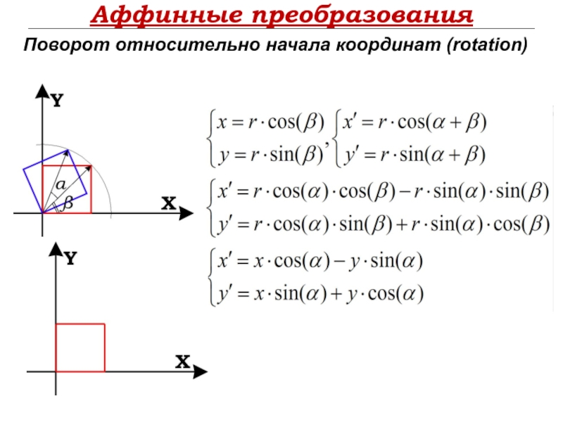 Поворот изображения формула