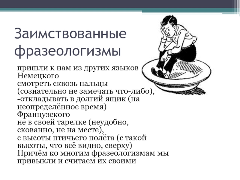 Богатство русского фразеологизма проект