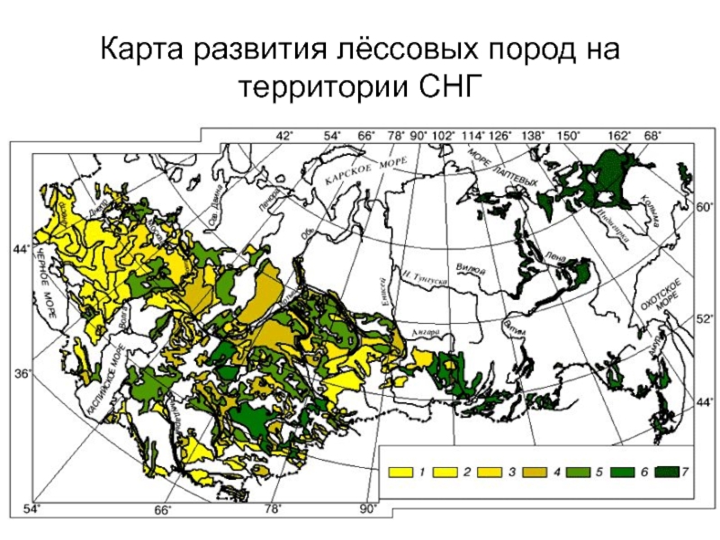 Карта грунтов в россии