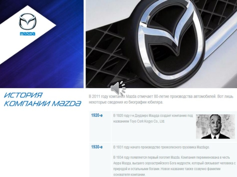 История компании Mazda