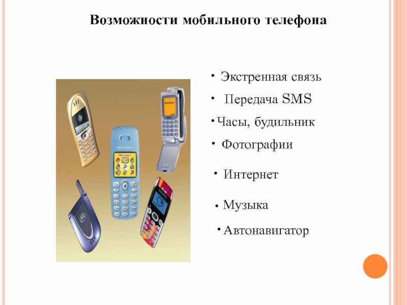 5 функций телефона