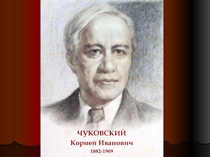 Презентация ЧУКОВСКИЙ  Корней Иванович 1882-1969