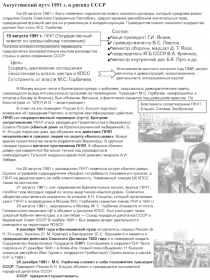 Цель:
сорвать заключение соглашения
восстановить власть центра и