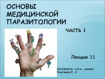 Основы медицинской паразитологии