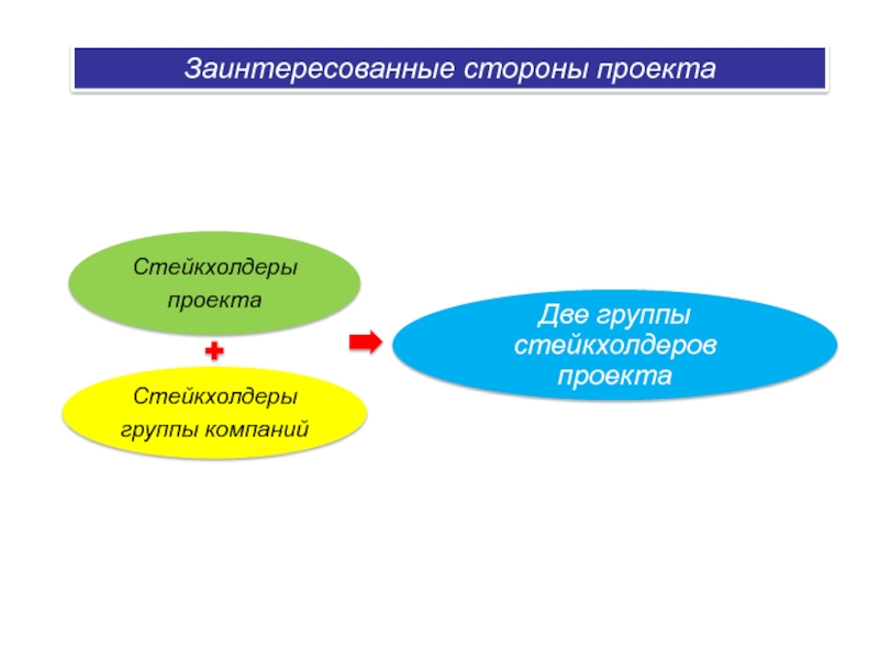 Заинтересованными сторонами в команде проекта являются