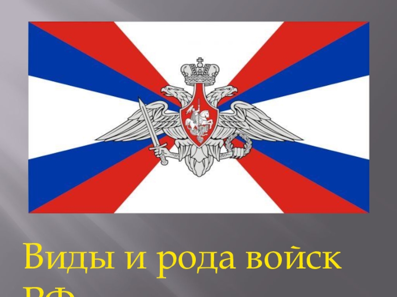 Виды и рода войск РФ