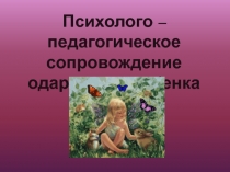 Психолого – педагогическое сопровождение одаренного ребенка