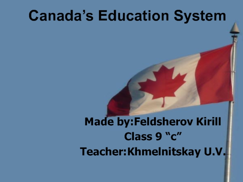 Canada’s Education System