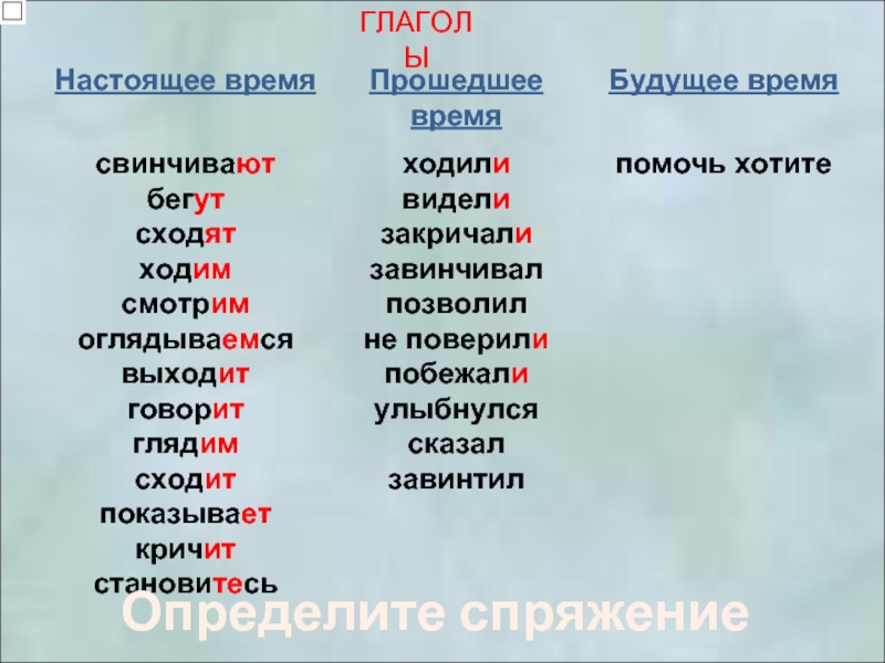 Глагол настоящего и будущего. Глаголы прошедшее настоящее и будущее. Глаголы настоящего времени. Глаголы настоящего времени слова. Слова настоящего времени.