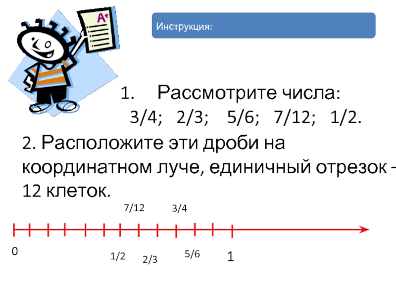 Рассмотри числа. Как располагаются числа на координатном Луче. Единичный отрезок с дробями. Координатный Луч единичный отрезок 12. Единичный отрезок 12 клеток.