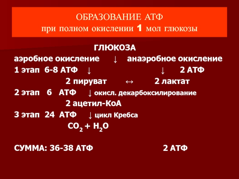 Полное окисление молекулы глюкозы. АТФ при окислении Глюкозы. Сколько АТФ образуется при полном окислении. Окисление 1 моля Глюкозы. Окисление Глюкозы сколько АТФ.