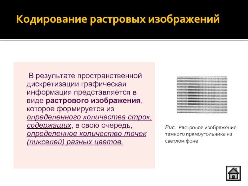 Растровый подход рассматривает изображение как