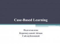 Case-Based Learning