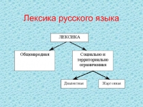 Лексика русского языка