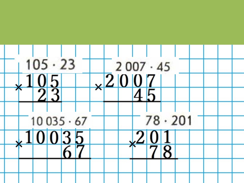 Умножение на двузначное и трехзначное число 4 класс презентация