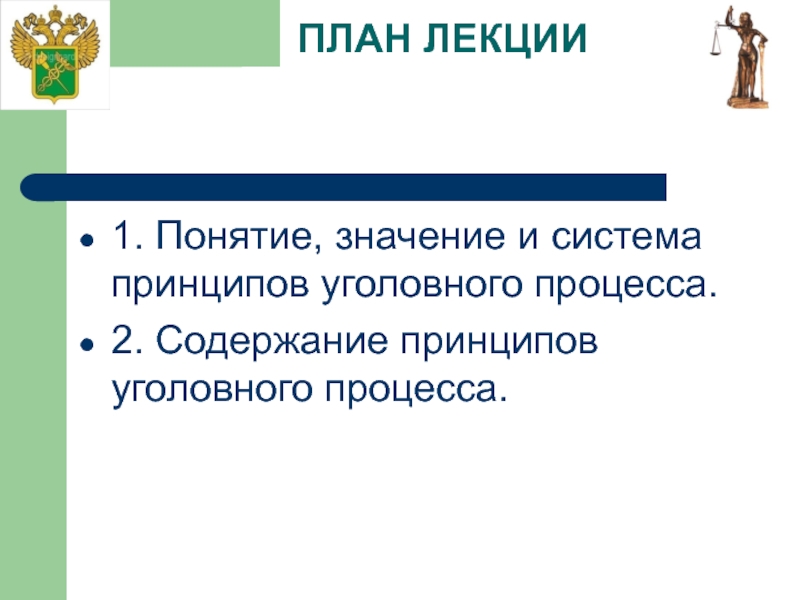 Принципы уголовного судопроизводства презентация