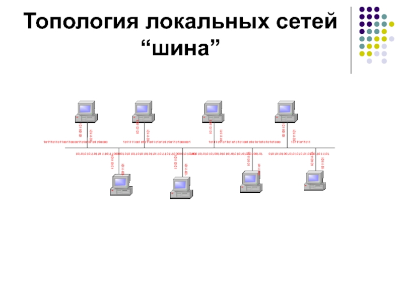 Схема линейной шины