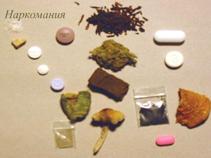 Влияние наркотиков на организм