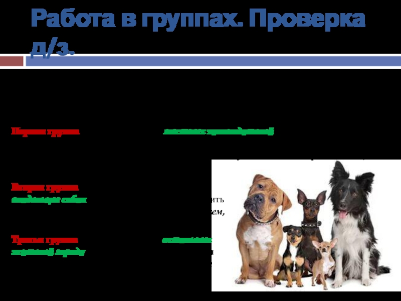 Работа в группах. Проверка д/з.А теперь представим ситуацию, что в нашем городе наши законодатели решили ввести новый