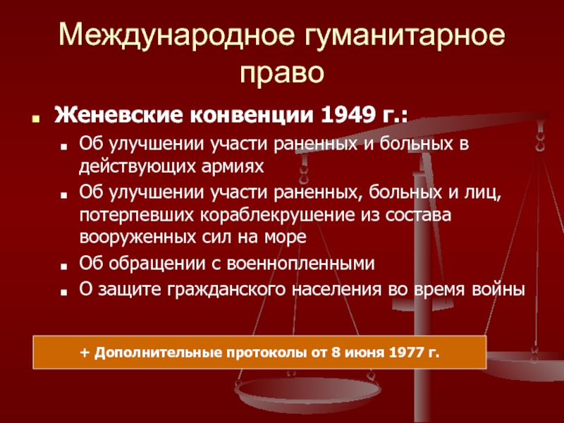 Международная конвенция 1949