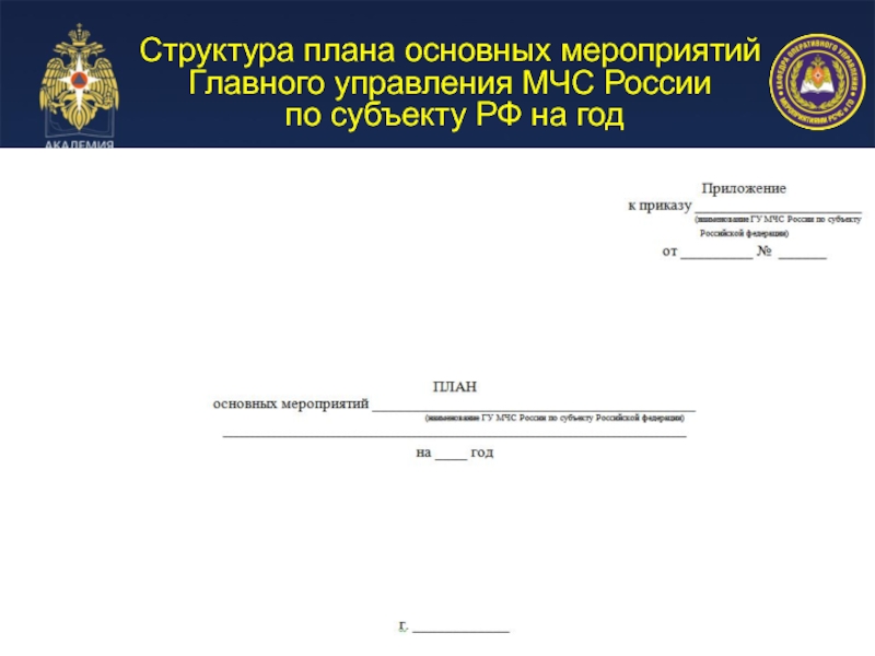 В план основных мероприятий гу мчс россии по субъекту рф включаются мероприятия проводимые