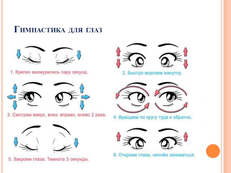 Гимнастика глаз презентация