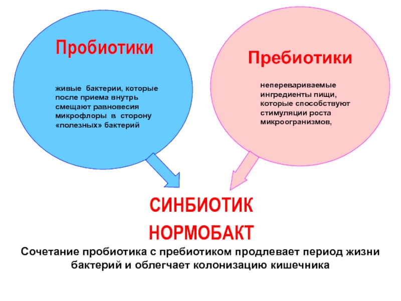 Пробиотики и пребиотики презентация