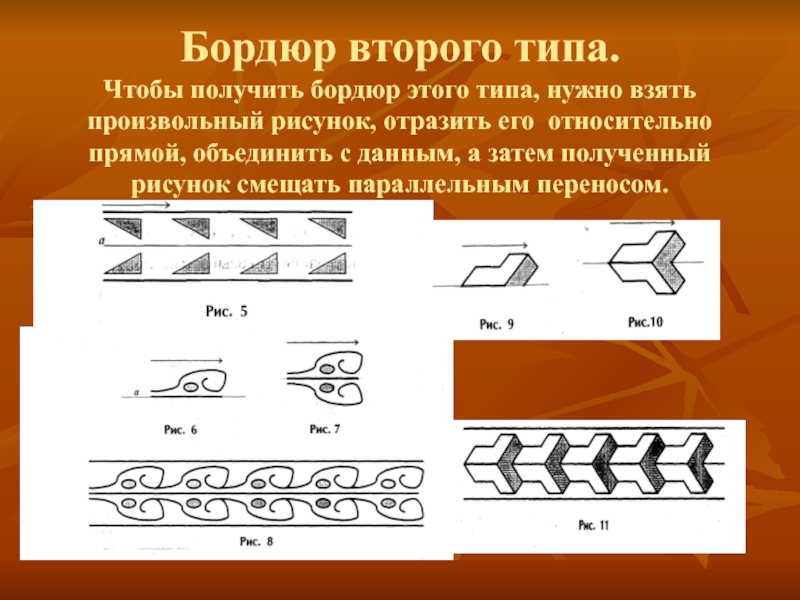 Бордюр в геометрии рисунок