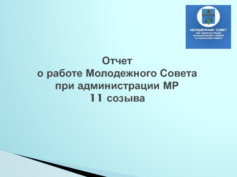 Отчет о работе Молодежного Совета при администрации МР 11 созыва
