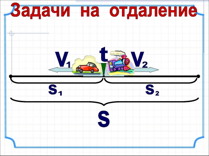 Схемы задач на движение