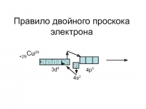 Правило двойного проскока электрона