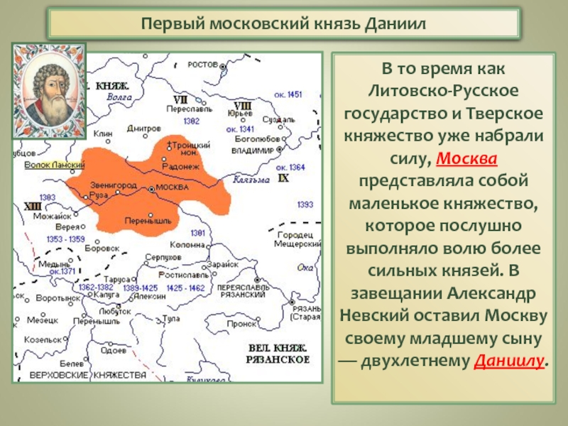 Возвышение новых русских центров и начало собирания земель вокруг москвы презентация 10 класс