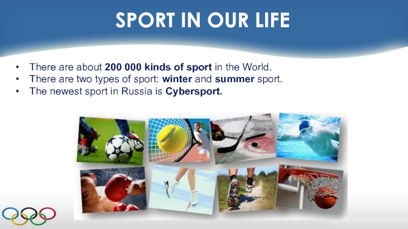 Kinds of sport. Урок английского языка 