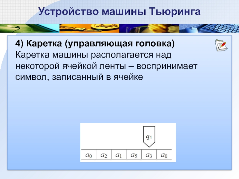 Схема какой машины изображена на рисунке машина тьюринга