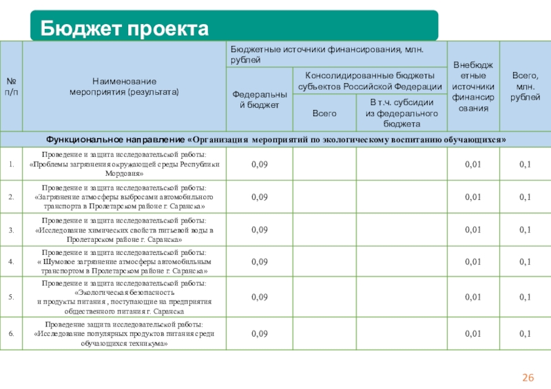 Полное наименование проекта