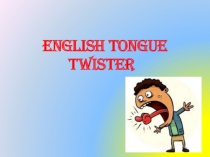 English tongue twister