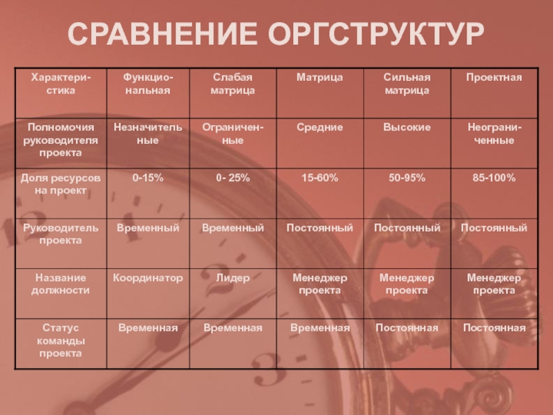 Полномочия руководителя проекта в сильной матричной структуре