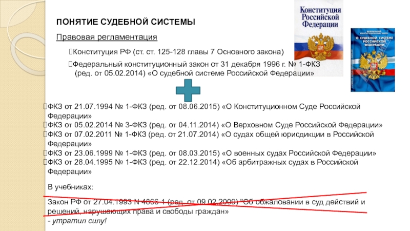 Фкз 31.12 1996 о судебной системе. Закон о судебной системе. Судебная система Российской Федерации Конституция. Основные законы о судебной системе. 31.12.1996 № 1-ФКЗ.