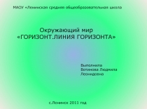 Презентация по окружающему миру 