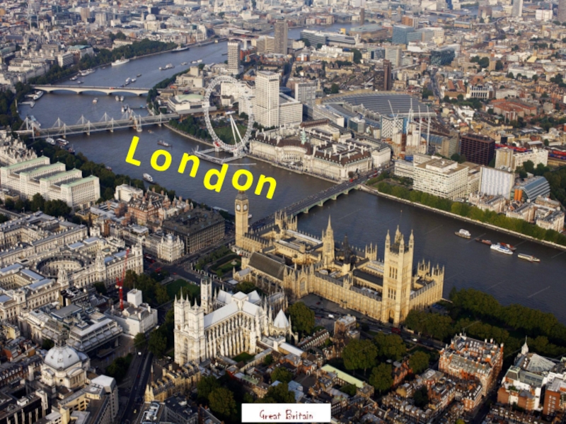 Презентация Sights of London, a PPT presentation