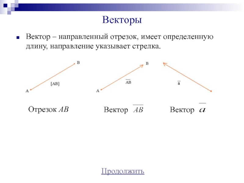 Какой из отрезков имеет наименьшую длину. Вектор направленный отрезок. Направленные отрезки и векторы. Отрезок имеющий направление. Стрелка отрезок.