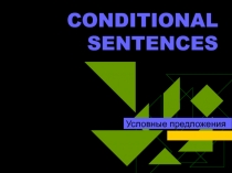 Conditional sentences and their features