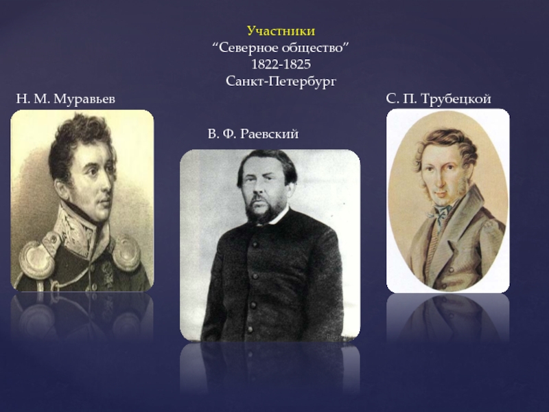 Декабристы участники. Северное общество Декабристов участники. «Северное общество» (1822—1825). Северное тайное общество Декабристов участники. Участники Декабристов муравьёв.