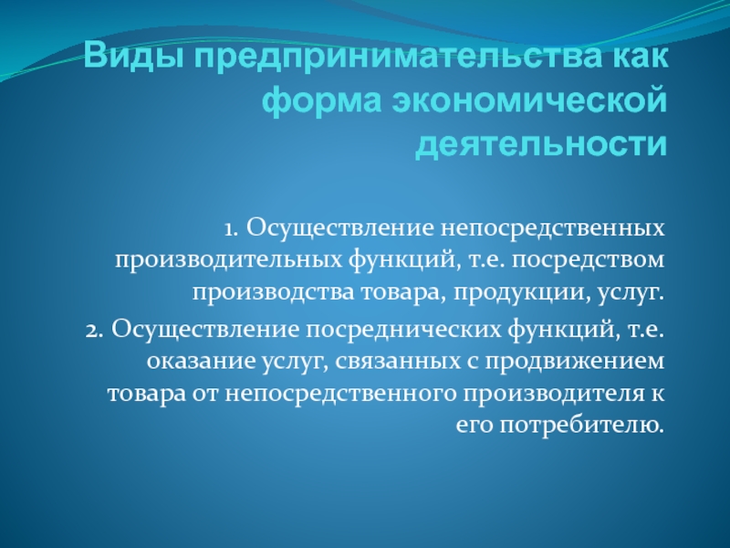 Инновационное предпринимательство презентация