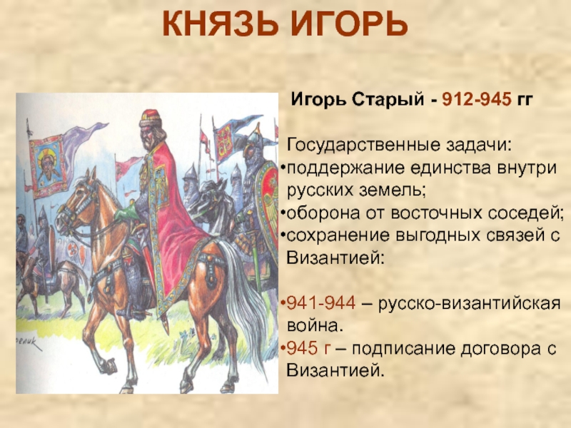 Князь стал 1. Князь Игорь старый 912-945. Игорь старый 945. Игорь Рюрикович старый (912–945 гг.). Князь Игорь (912–945 гг.).