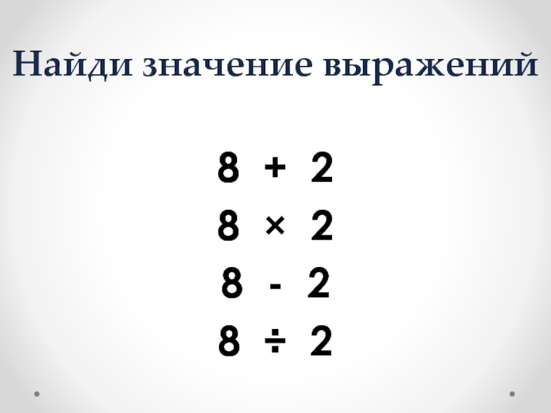 Презентация Названия чисел в записях действий 2 класс