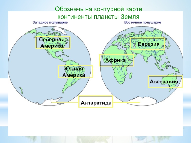 Карта 4 земли. Расположение океанов на карте полушарий. Карта материков. Материки на карте. Полушария земли с материками.